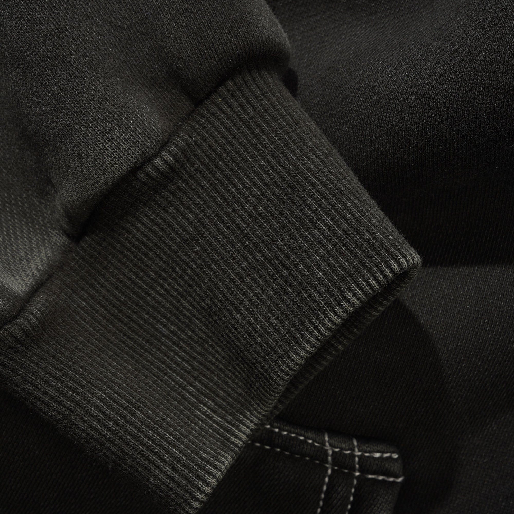 Butter Goods Blotch Zip-Thru Hood - Washed Black