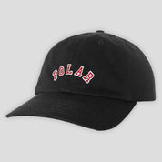 Polar Skate Co. Sai Cap College Logo - Black