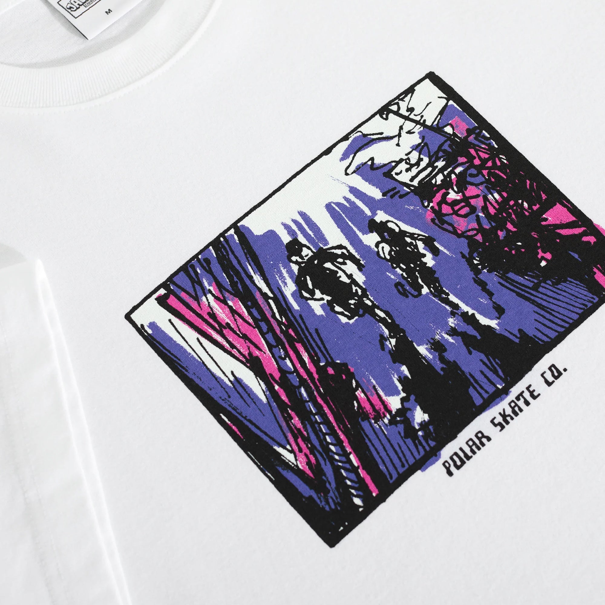 Polar Skate Co. Running Tee - White