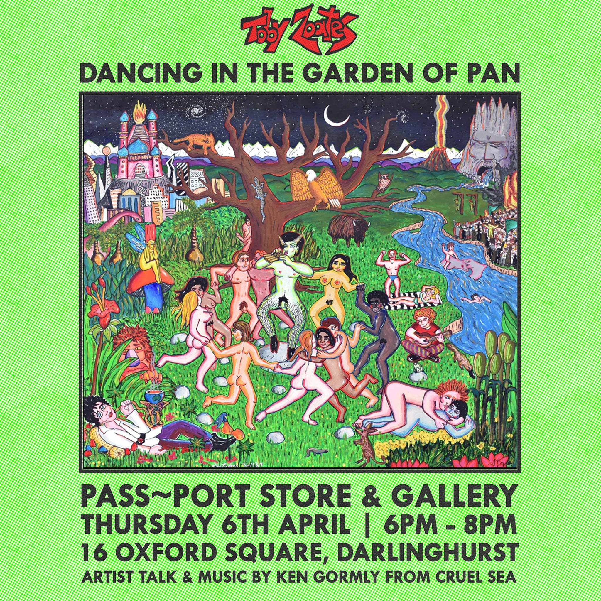 DANCING IN THE GARDEN OF PAN BY TOBY ZOATES