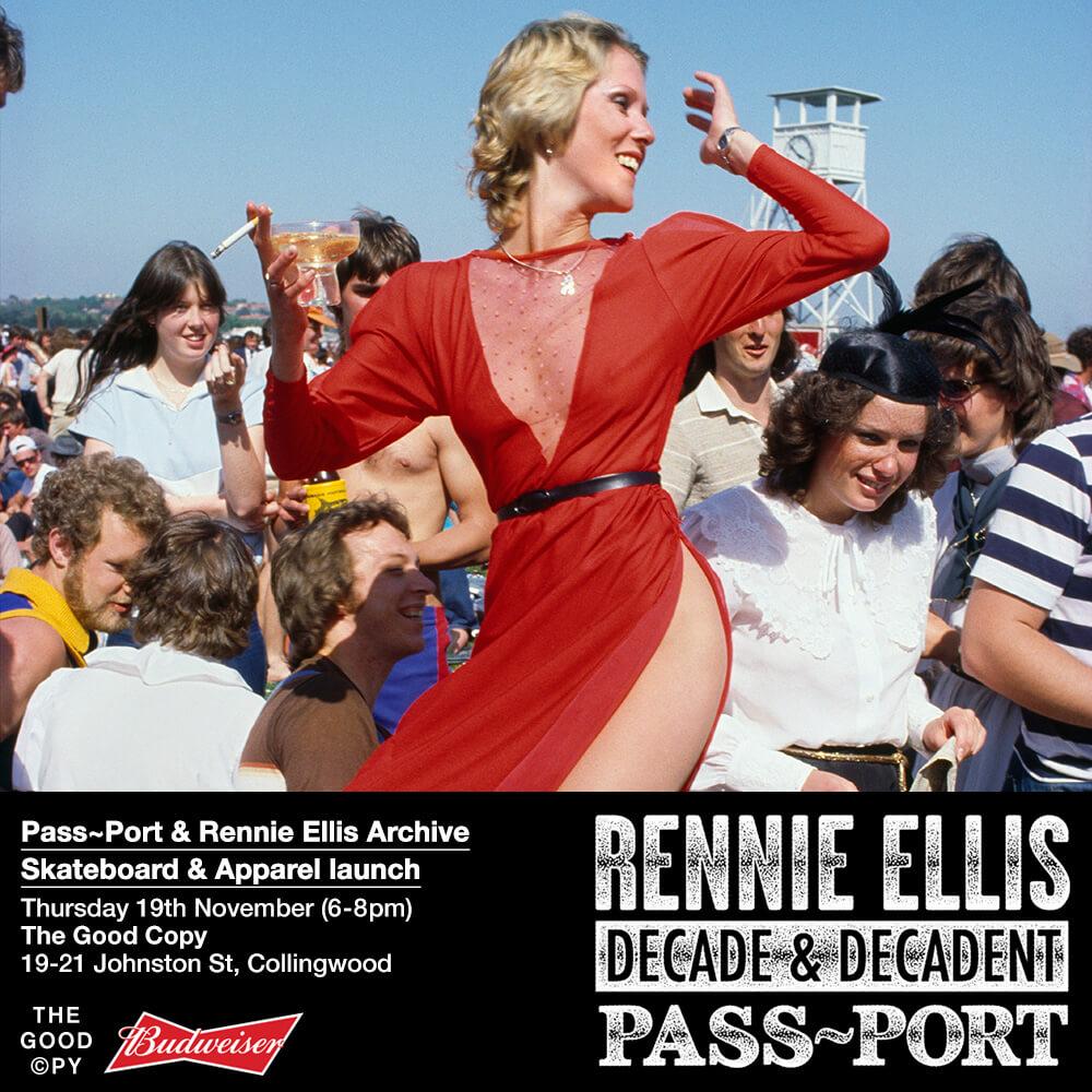 PASS~PORT & Rennie Ellis Archive Skateboard & Apparel Launch