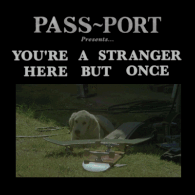 YOUR’E A STRANGER HERE BUT ONCE