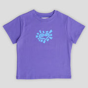 Always Do What You Should Do Heart Sun Baby Tee - Purple