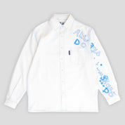 Always Do What You Should Do Handstyle Longsleeve Disco Shirt - White