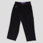 Always Do What You Should Do Jumbo Cord Trousers - Black