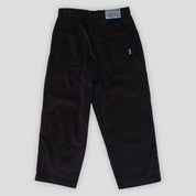 Always Do What You Should Do Jumbo Cord Trousers - Black