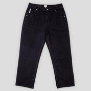 Hoddle Sonas Jeans - Black / Red Contrast Stitch