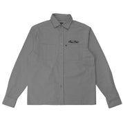 Pass~Port Ovalit Herringbone Long Sleeve Shirt - Grey