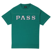 Pass~Port Letterhead Panel Tee - Bottle Green