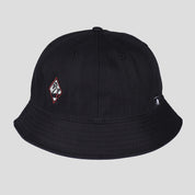 Pass~Port Swanny Herringbone Bucket Hat - Black