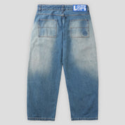 Lo-Fi Activate Pants - Heavy Distressed Indigo