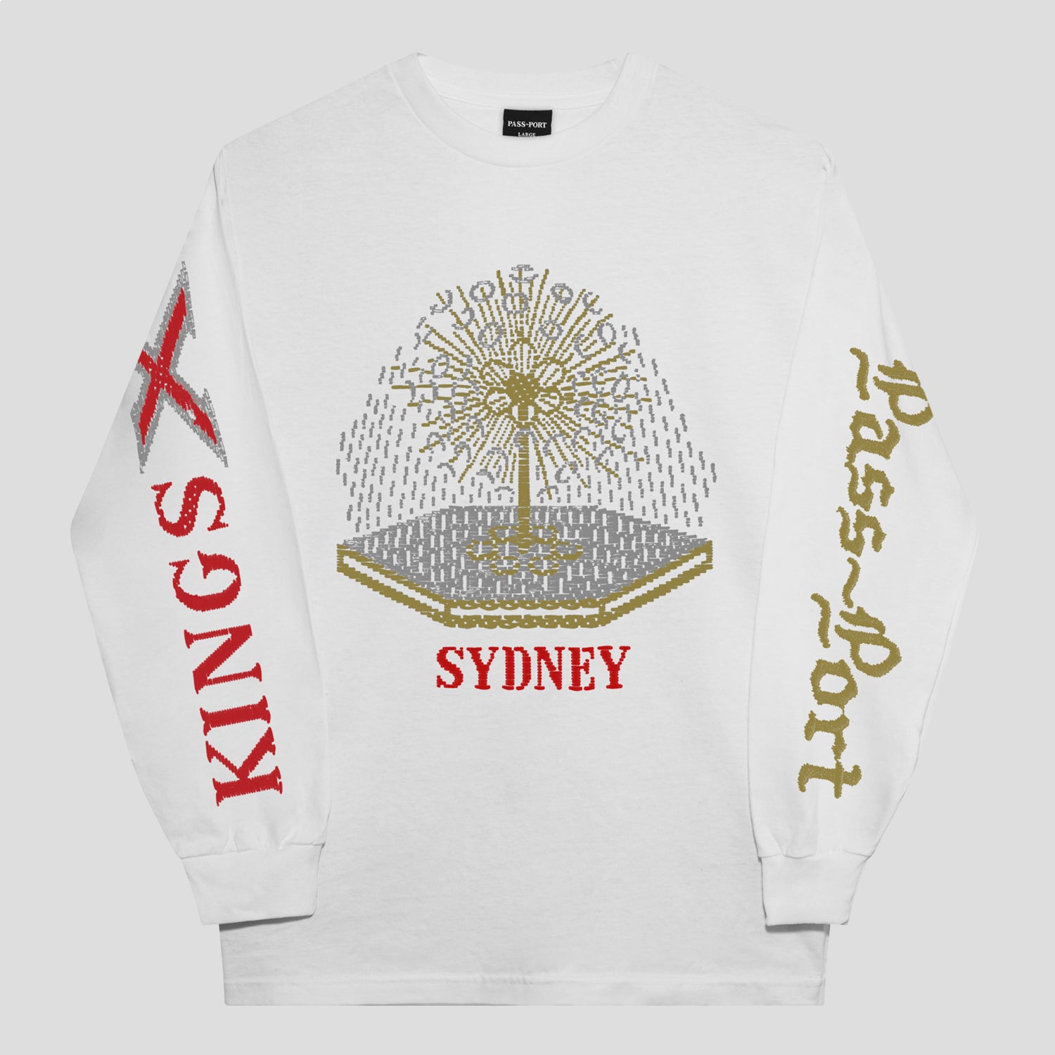 Pass~Port Kings X Long-sleeve Tee - White