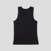 Hoddle Hardware Ribbed Singlet - Black