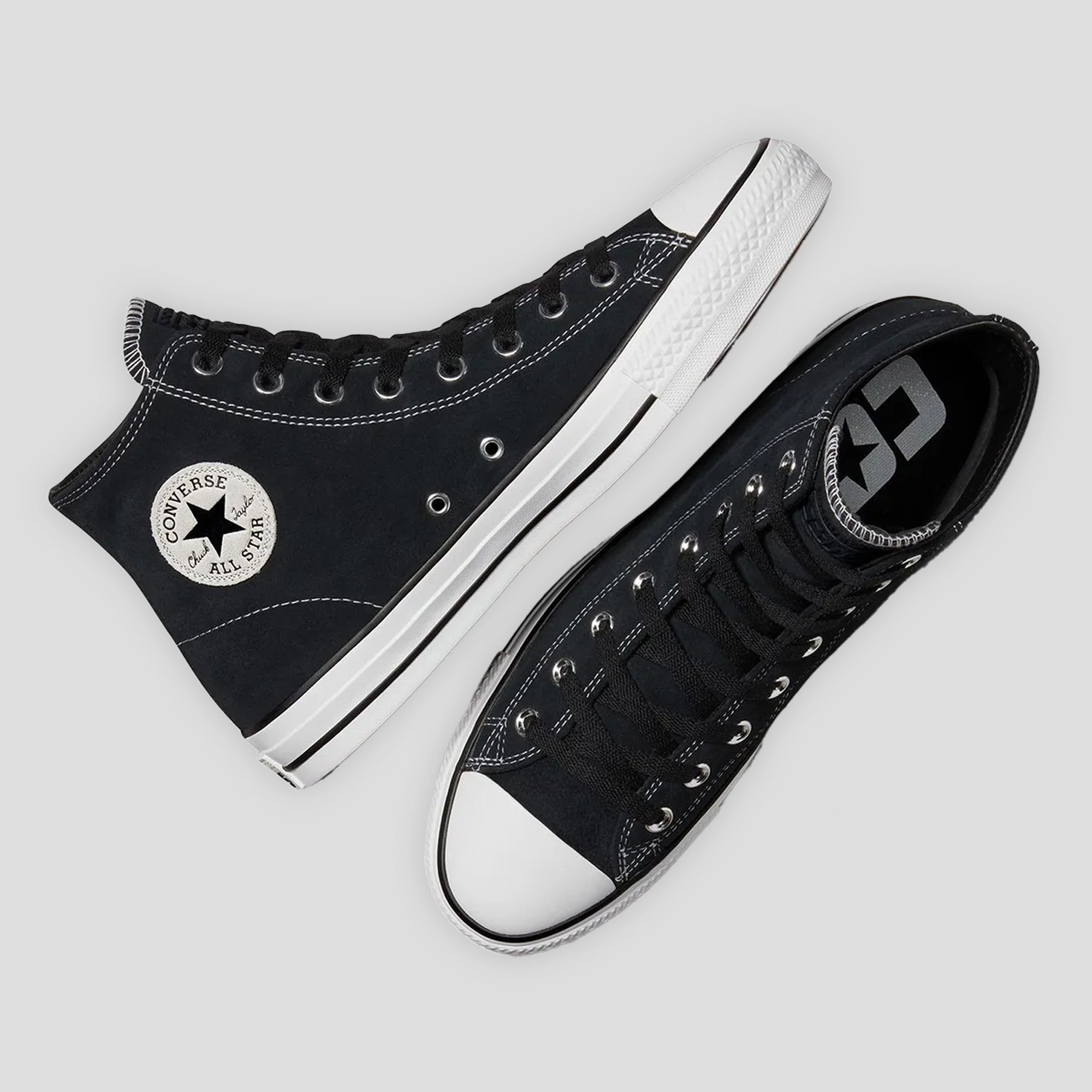Converse Cons CTAS Pro Suede High Top - Black / Black / White