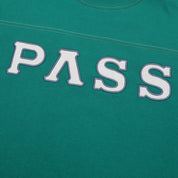 Pass~Port Letterhead Panel Tee - Bottle Green