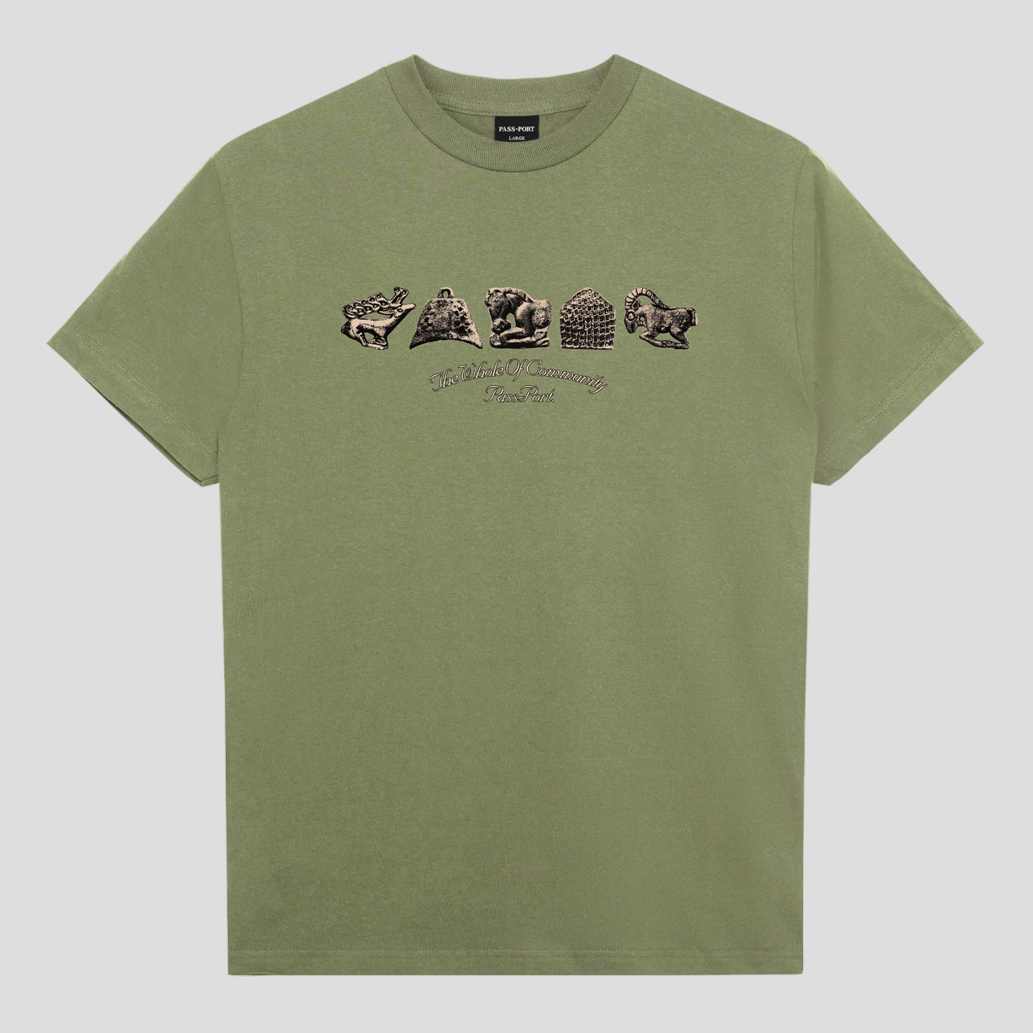 Pass~Port Bronzed Age Tee - Pistachio