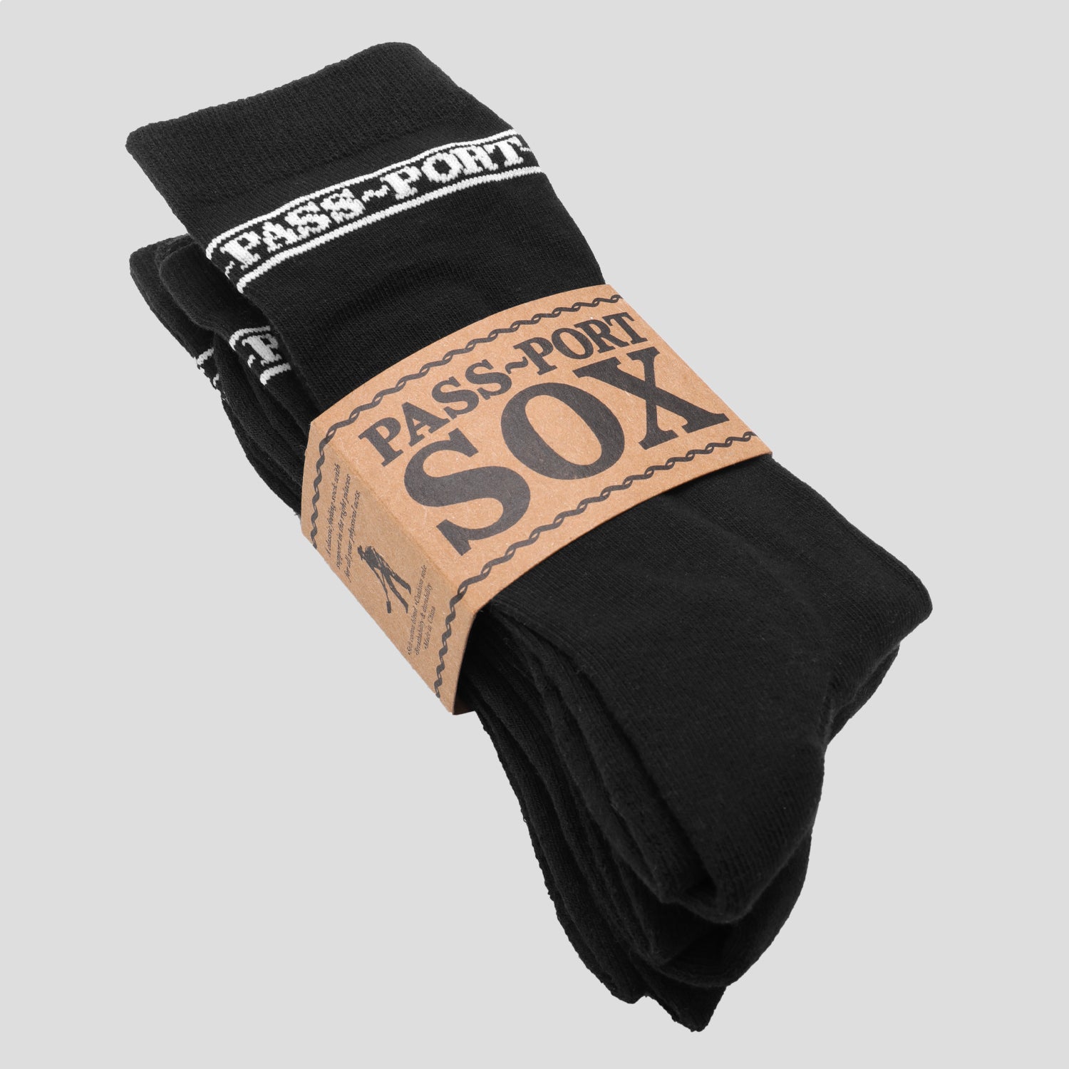 Pass~Port Hi Sox 3-Pack - Black