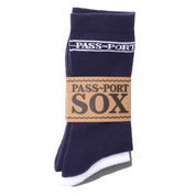 Pass~Port Hi Sox 3-Pack - Navy / White / Grey