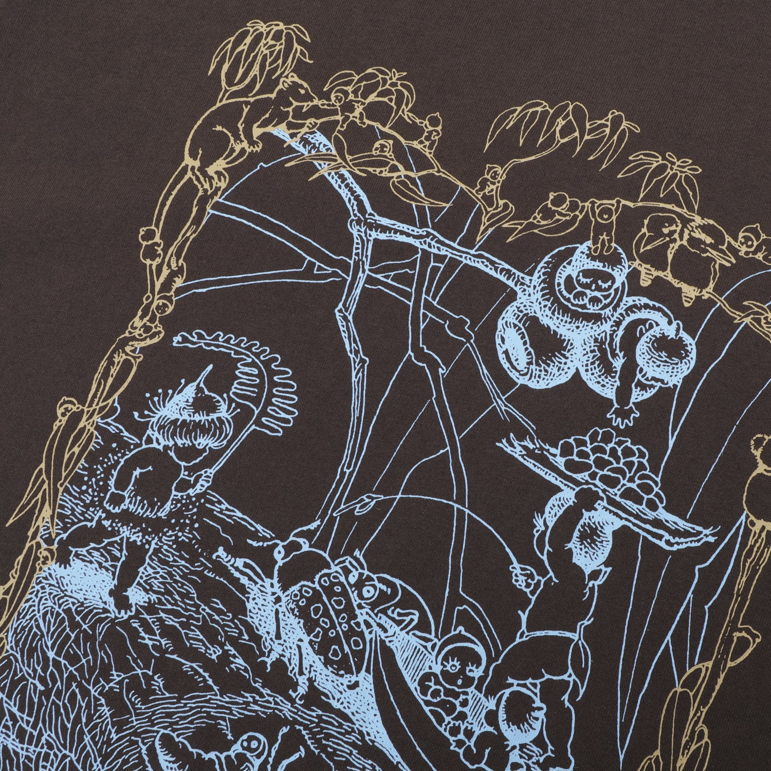 Pass~Port & May Gibbs Scribblegum Tee - Bark