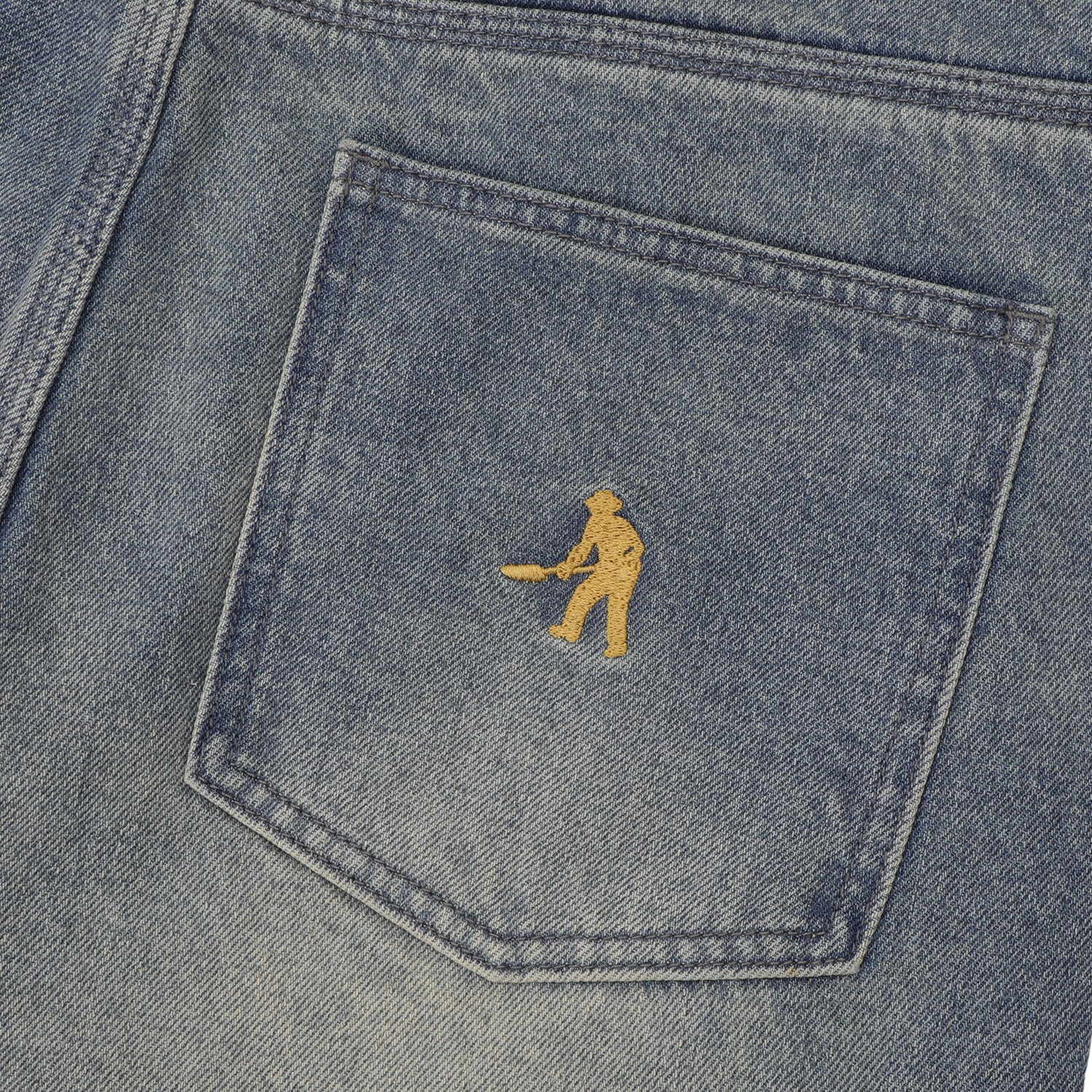 Pass~Port Workers Club Straight Leg Jean - Faded Wash Grey