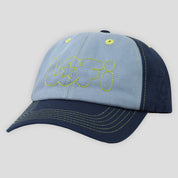 Lo-Fi Ideas 6 Panel Cap - Navy / Ocean