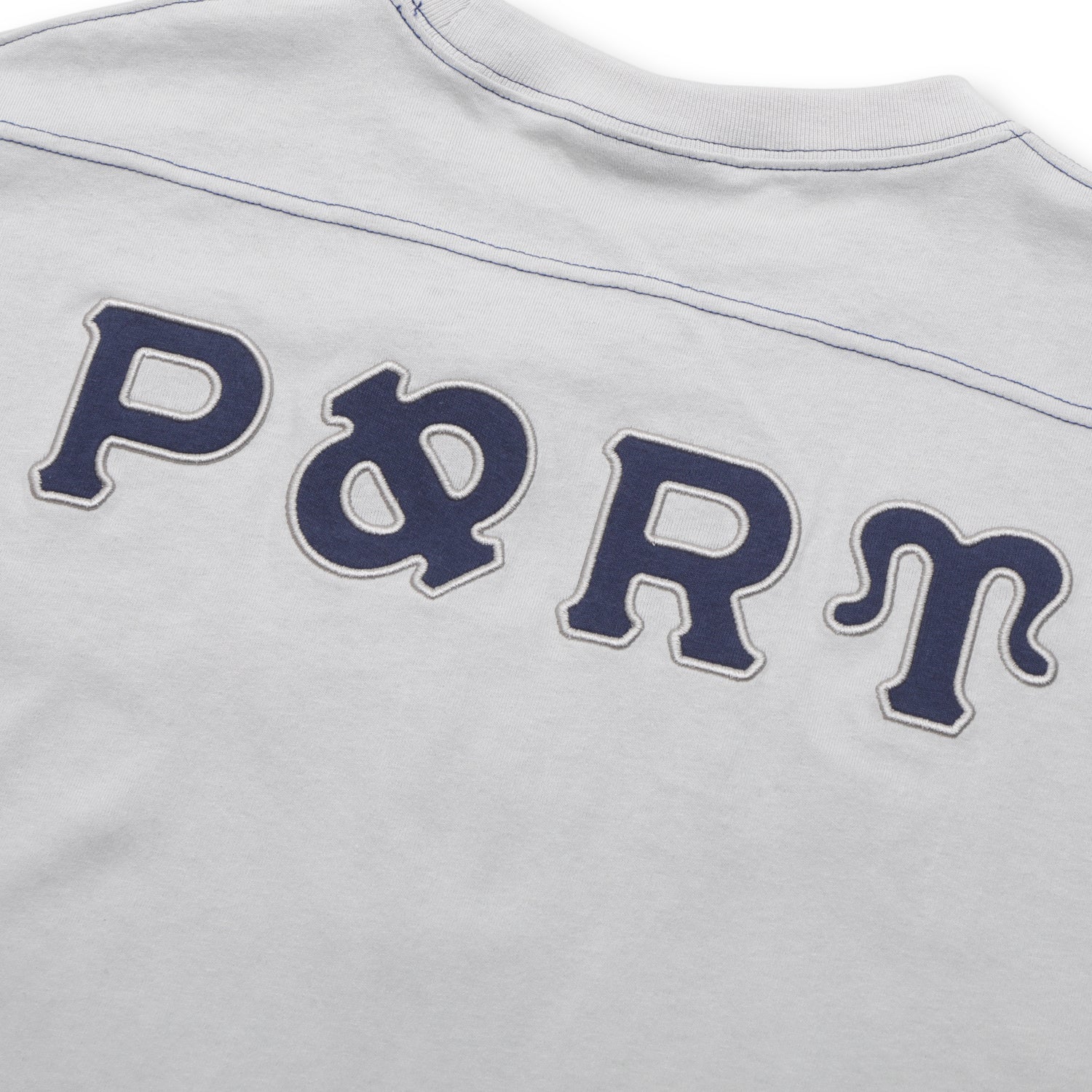 Pass~Port Letterhead Panel Tee - Oyster Grey