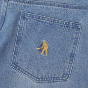 Pass~Port Workers Club Straight Leg Jean - Faded Wash Indigo