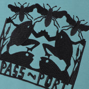 Pass~Port Scissorcraft Sweater - Teal