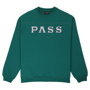 Pass~Port Letterhead Panel Sweater - Teal