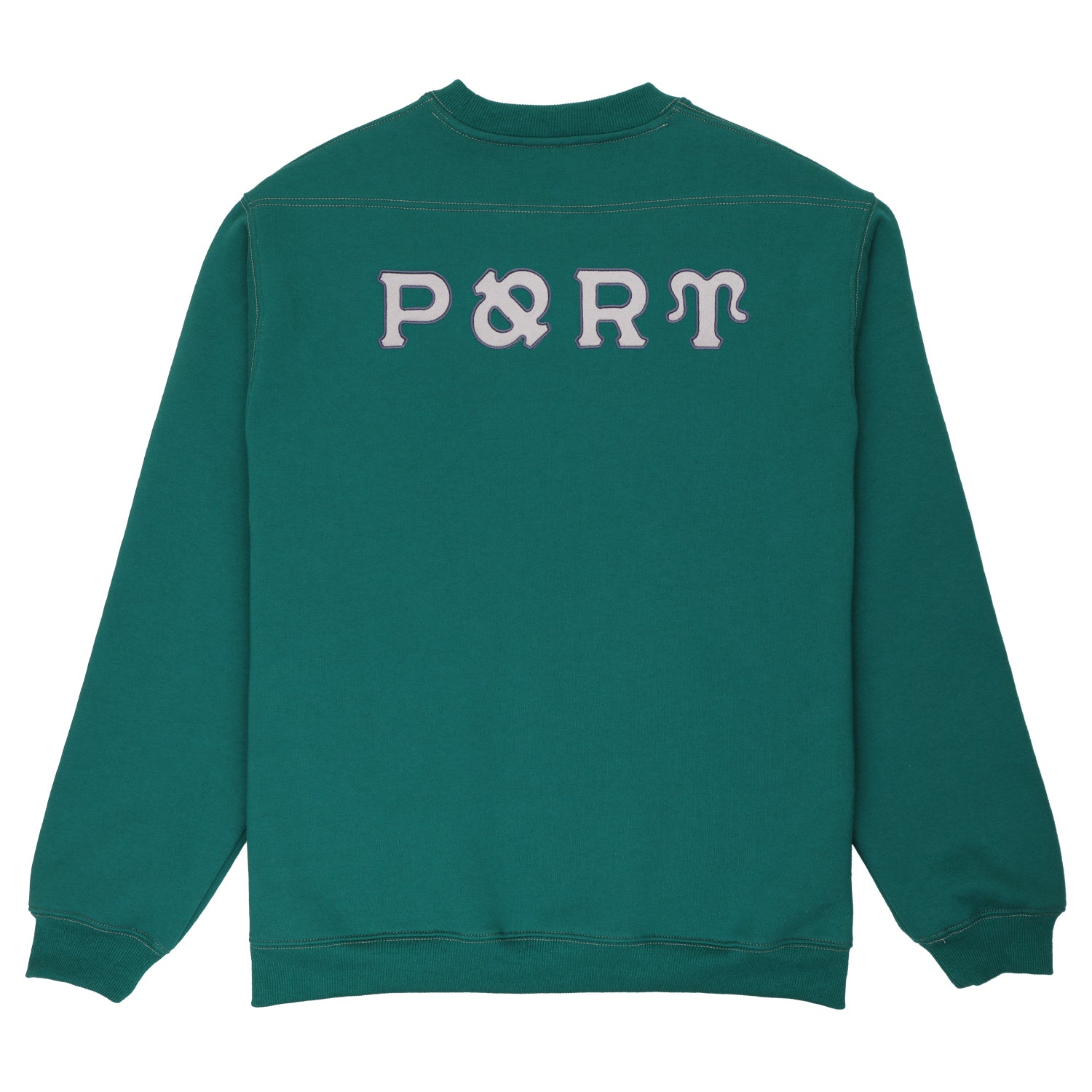 Pass~Port Letterhead Panel Sweater - Teal