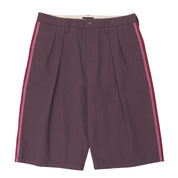 Pass~Port Leagues Club Short - Side Stripe Plum