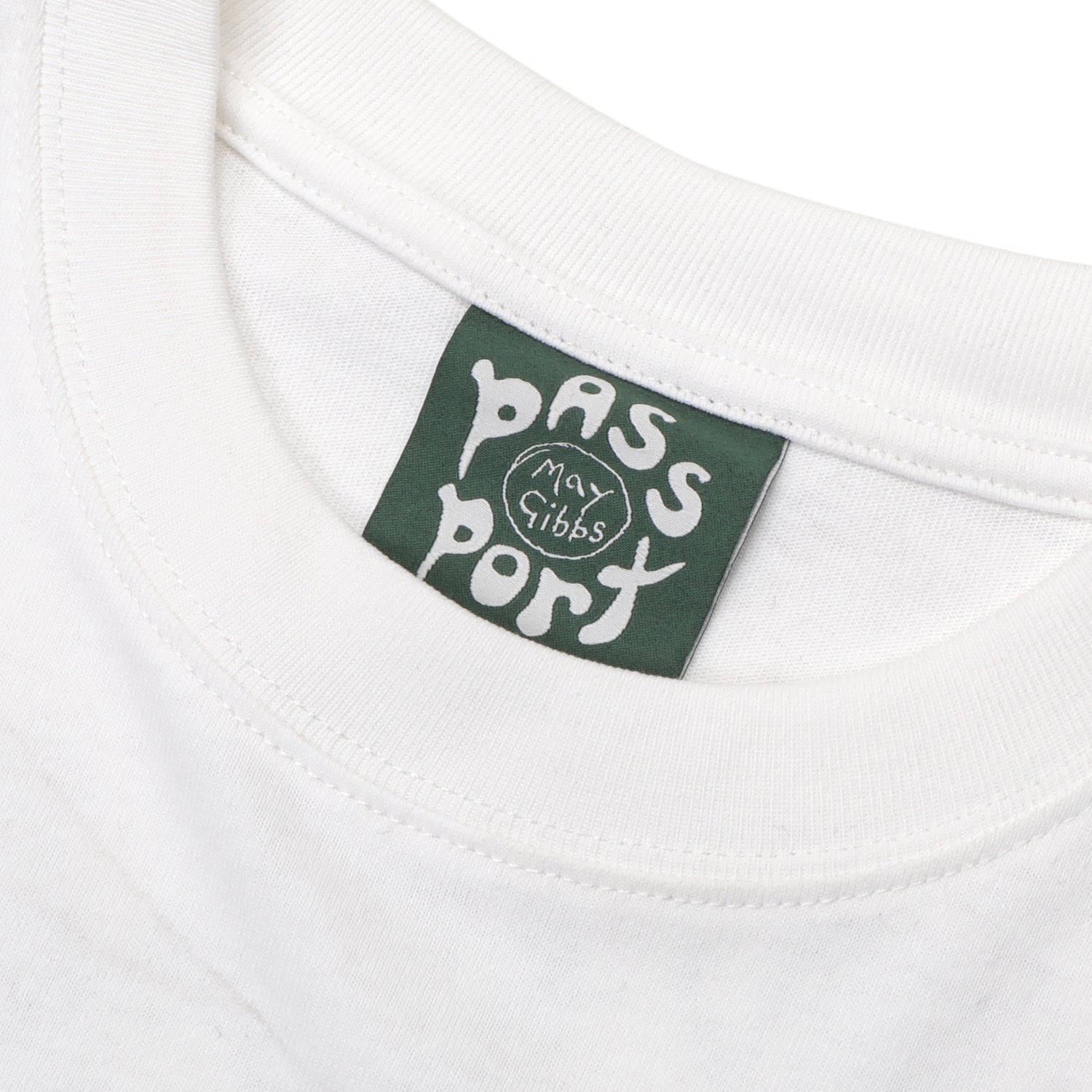 Pass~Port & May Gibbs Bush Greeting Tee - White