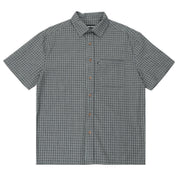 Pass~Port Workers Check Short Sleeve Shirt - Grey