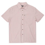 Pass~Port Workers Check Short Sleeve Shirt - Light Pink