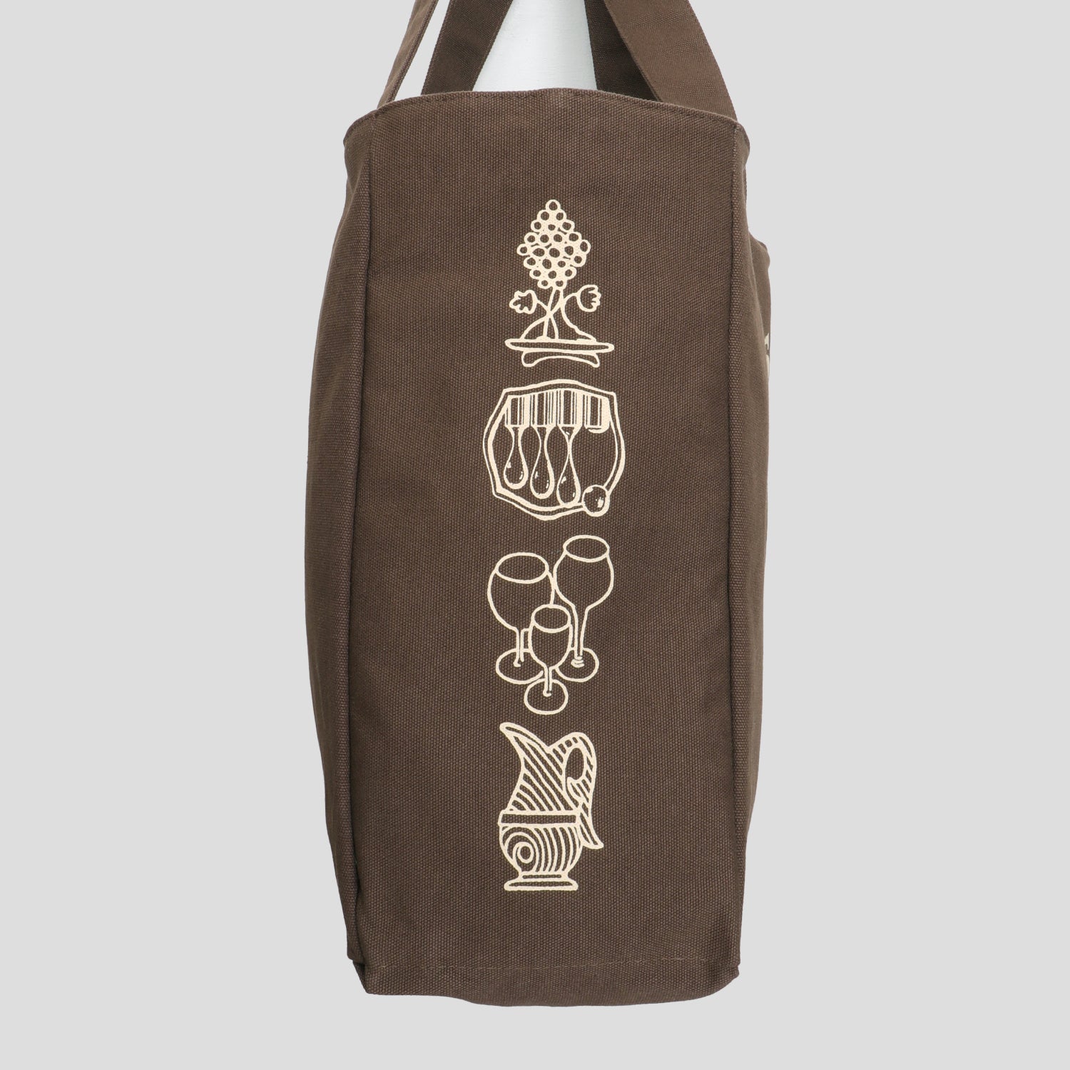 Pass~Port & El'more Vineyard Workers Tote - Bottle Brown