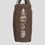 Pass~Port & El'more Vineyard Workers Tote - Bottle Brown