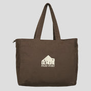 Pass~Port & El'more Vineyard Workers Tote - Bottle Brown