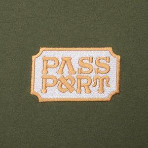 Pass~Port Yearbook Logo Tee - Olive