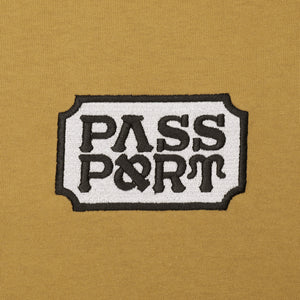 Pass~Port Yearbook Logo Tee - Mustard
