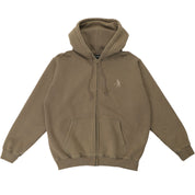 Pass~Port Solid Workers Zip Hood - Khaki