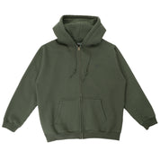 Pass~Port Solid Workers Zip Hood - Dark Elm