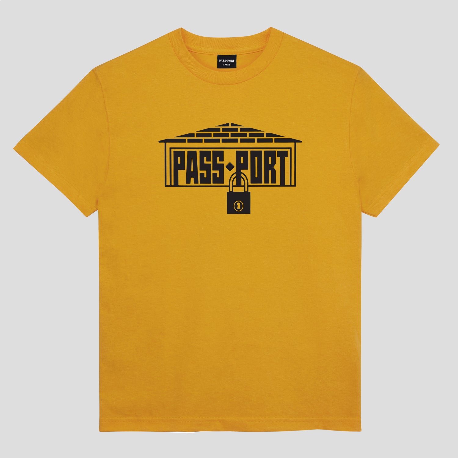 Pass~Port Depot Tee - Gold