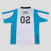 Hoddle Spider Football Jersey - White / Blue