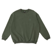 Pass~Port Solid Workers Sweater - Dark Elm