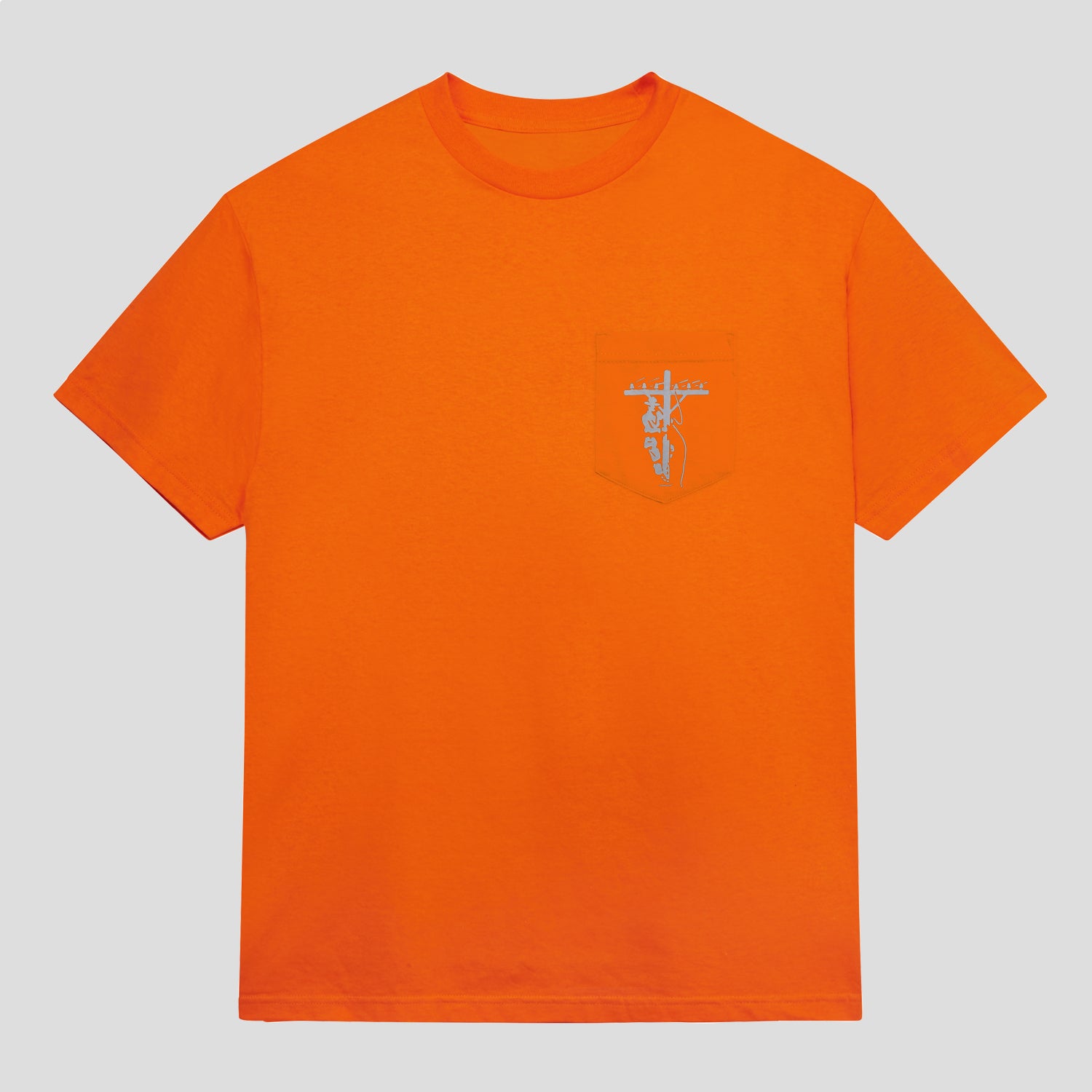 Pass~Port Line~Worx Pocket Tee - Safety Orange