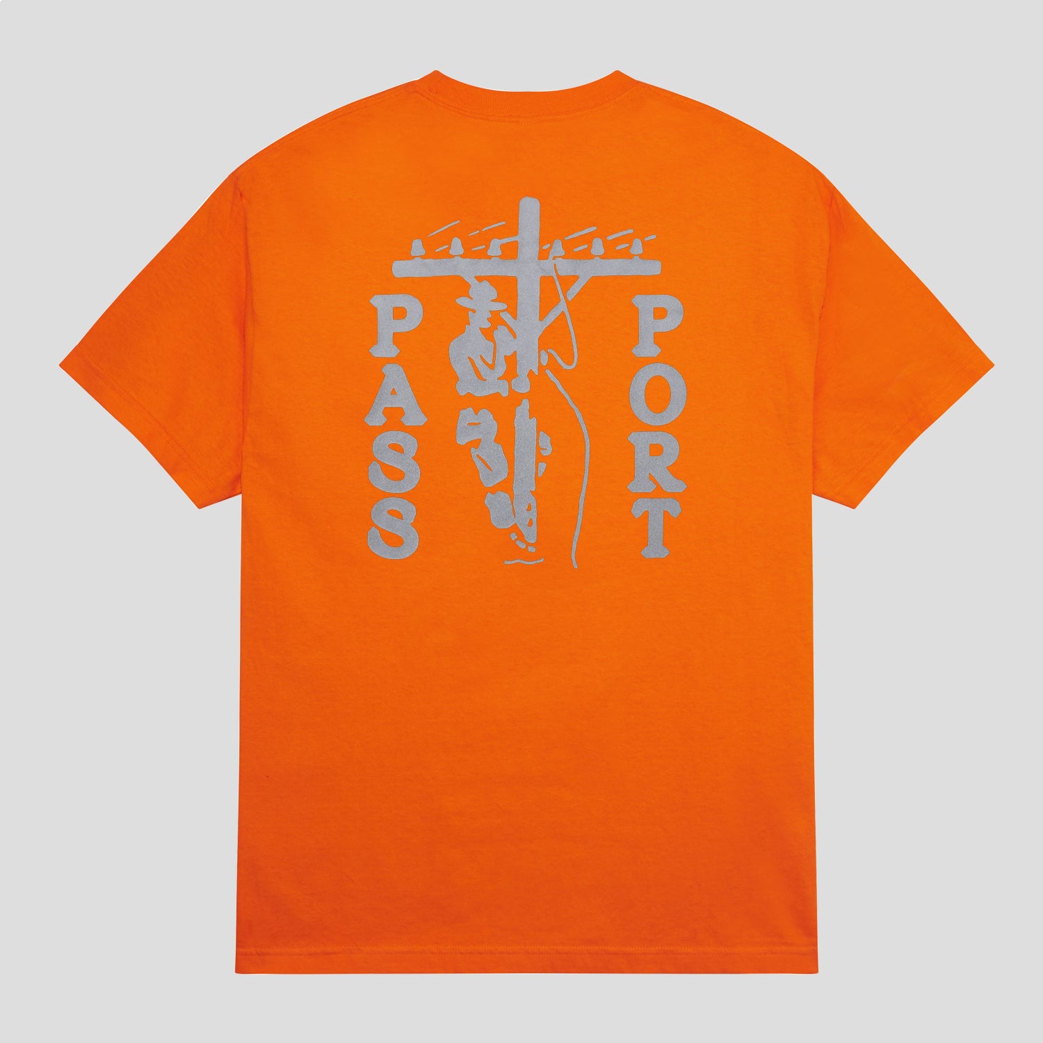 Pass~Port Line~Worx Pocket Tee - Safety Orange