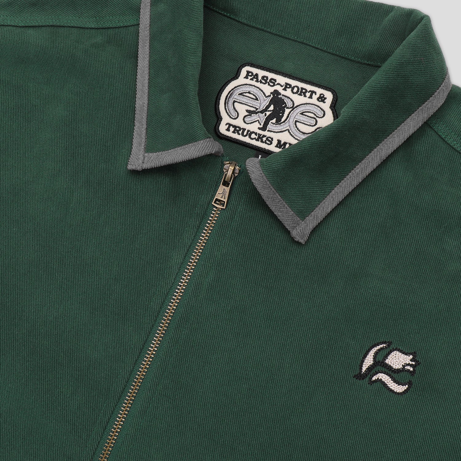 Pass~Port & Ace Trucks MFG Ace Movers Jacket - Green