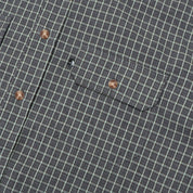 Pass~Port Workers Check Long Sleeve Shirt - Grey