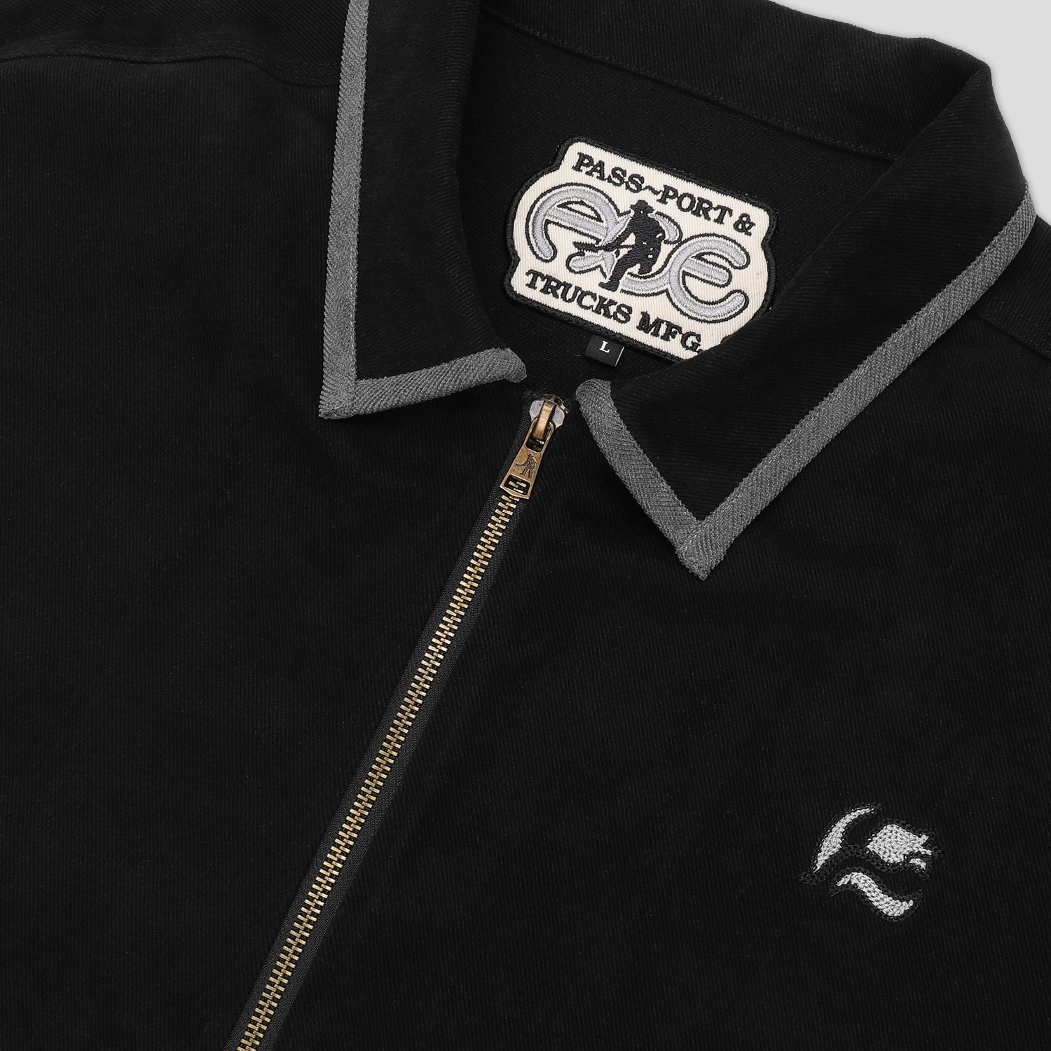 Pass~Port & Ace Trucks MFG Ace Movers Jacket - Black