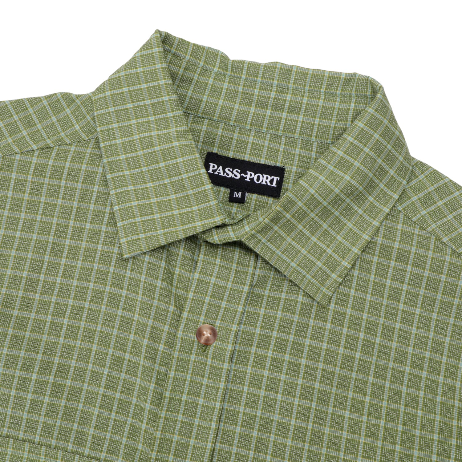Pass~Port Workers Check Long Sleeve Shirt - Sage